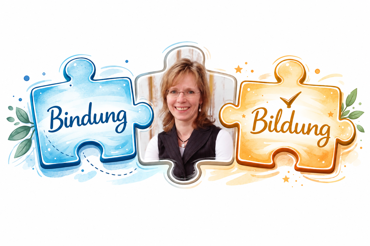 Puzzle aus Bindung und Bildung